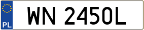 Truck License Plate